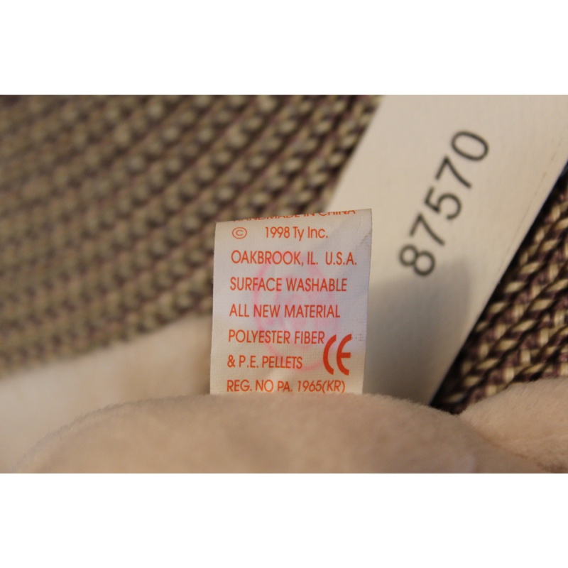 TY Beanie Babies Jake 1998 P.E. Pellets #87570