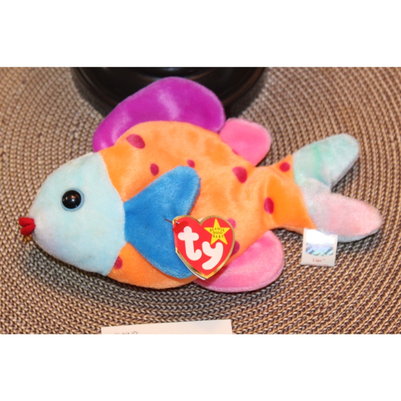TY Beanie Babies Lips 1999 P.E. Pellets #87571