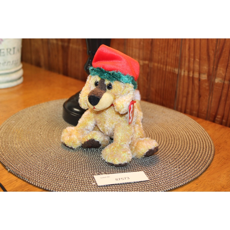 TY Beanie Babies Jingle Pup 2001 P.E. Pellets #87573