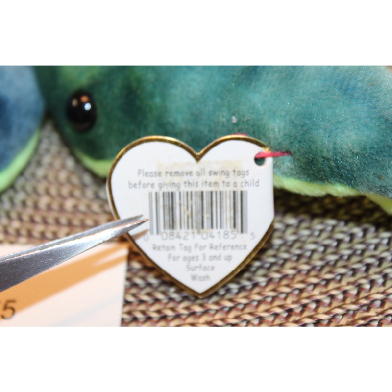 TY Beanie Babies Hissy 1997 P.E. Pellets