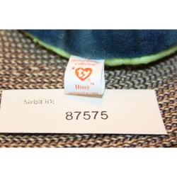 TY Beanie Babies Hissy 1997 P.E. Pellets