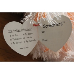 TY Beanie Babies Screamers 2005 P.E. Pellets