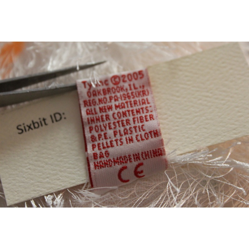 TY Beanie Babies Screamers 2005 P.E. Pellets