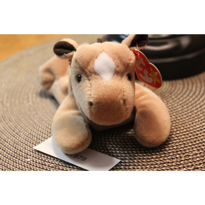 TY Beanie Babies Derby 1995 P.E. Pellets #87578