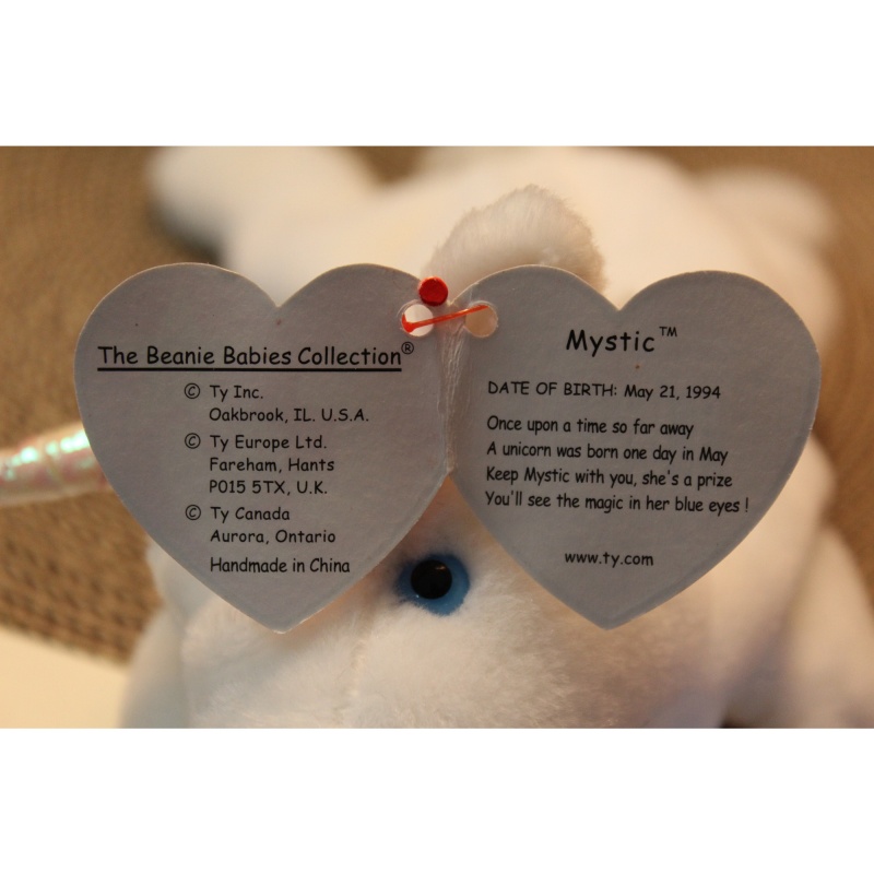 TY Beanie Babies Mystic 1993 P.E. Pellets #87580