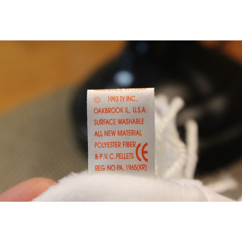 TY Beanie Babies Mystic 1993 PVC Pellets #87581