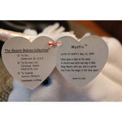 TY Beanie Babies Mystic 1993 P.E. Pellets #87583