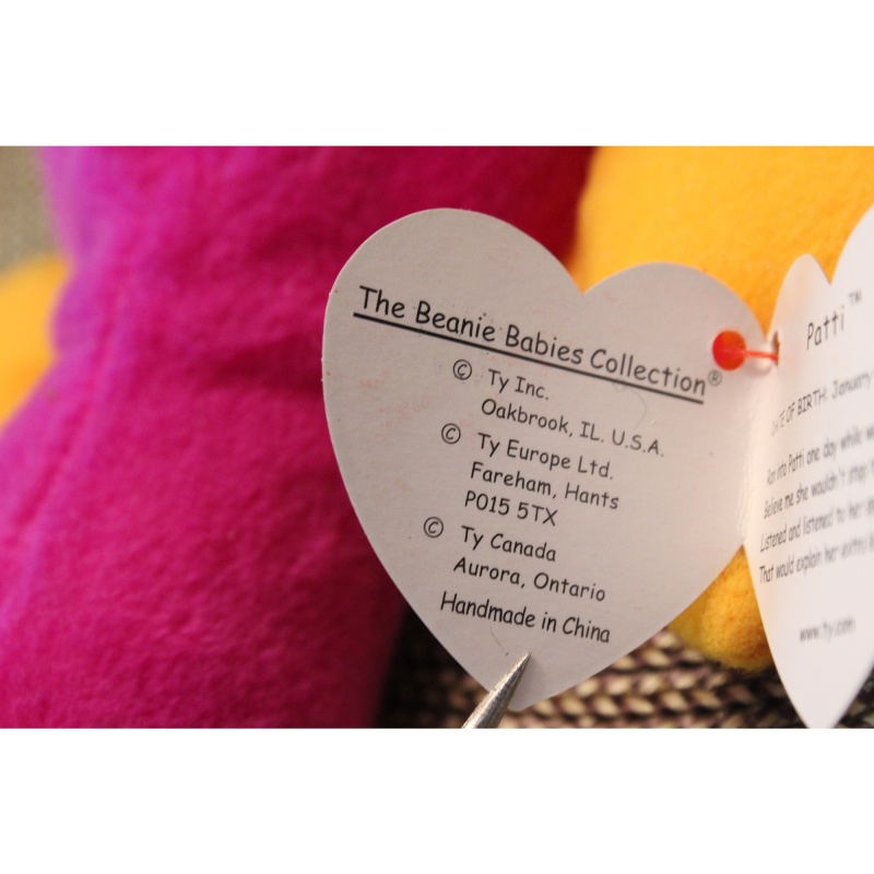 TY Beanie Babies Patti 1993 PVC Pellets #87584