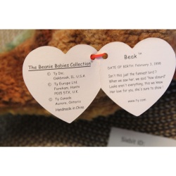 TY Beanie Babies Beak 1998 P.E. Pellets #87586