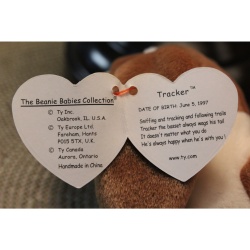 TY Beanie Babies Tracker 1998 P.E. Pellets #87588