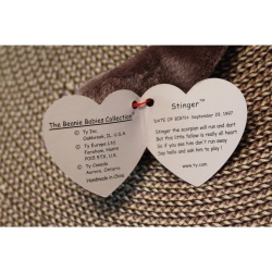 TY Beanie Babies Stinger 1998 P.E. Pellets #87589