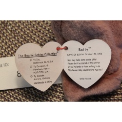 TY Beanie Babies Batty 1996 P.E. Pellets #87597