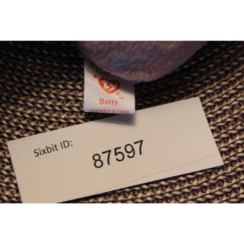 TY Beanie Babies Batty 1996 P.E. Pellets #87597