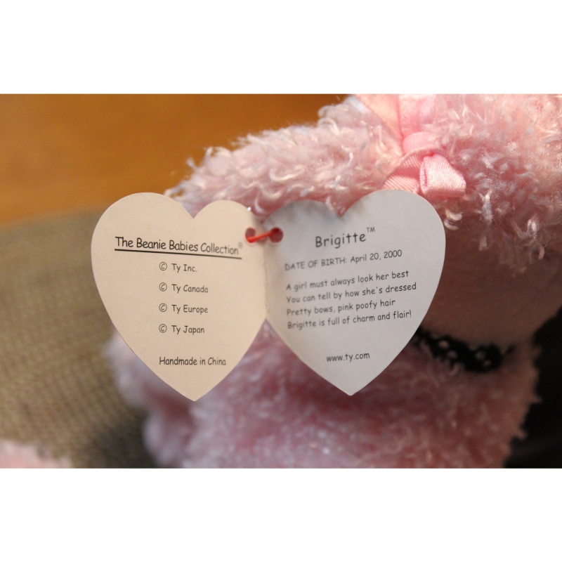 TY Beanie Babies Brigitte 2001 P.E. Pellets #87599