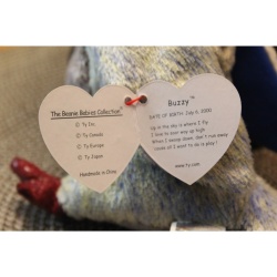 TY Beanie Babies Buzzy 2000 P.E. Pellets #87609