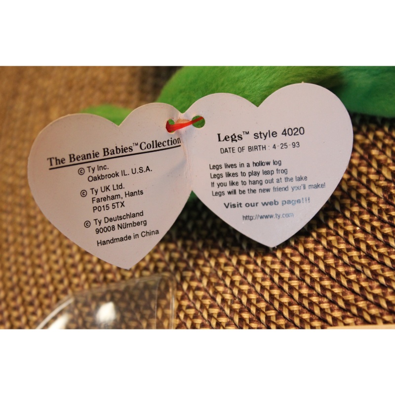 TY Beanie Babies Legs 1993 PVC Pellets #87611