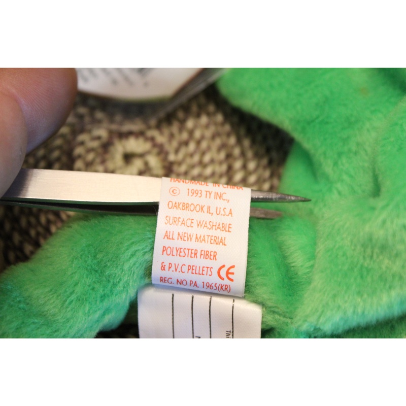 TY Beanie Babies Legs 1993 PVC Pellets #87611