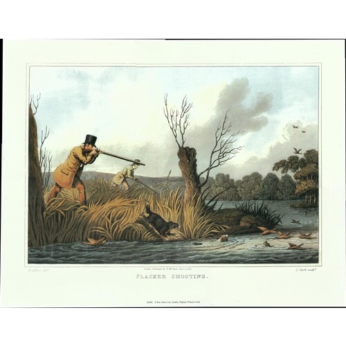 (14 x 18) Art Print AL001 I Clark Sculpt Flacker Shooting - Printed in Italy