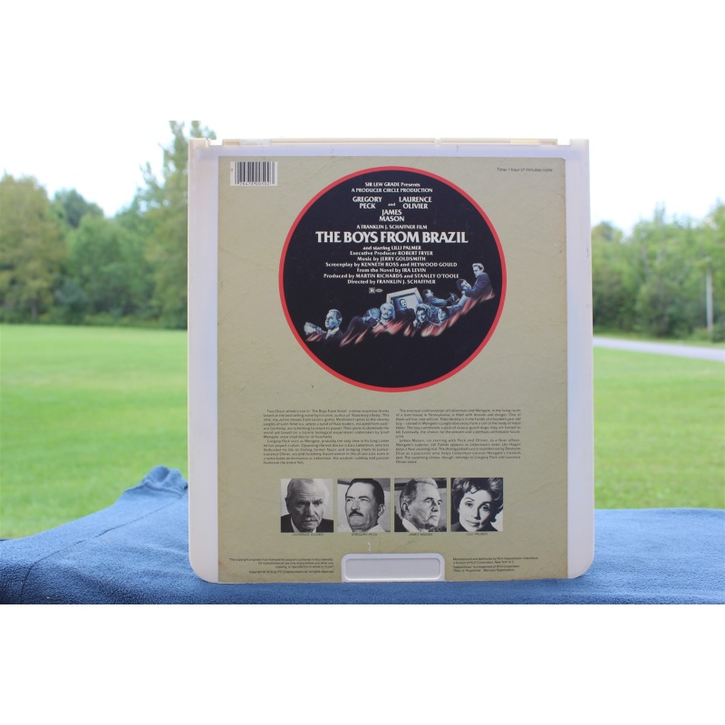 The boys from Brazil #87924 - CED Video Disc Video Disc