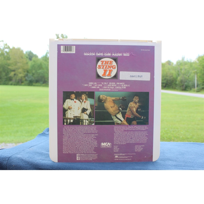 The sting II - Jackie Gleason #87925 - CED Video Disc