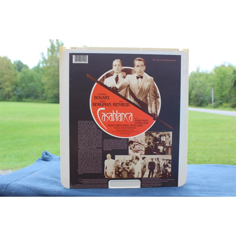 Casablanca #87929 - CED Video Disc
