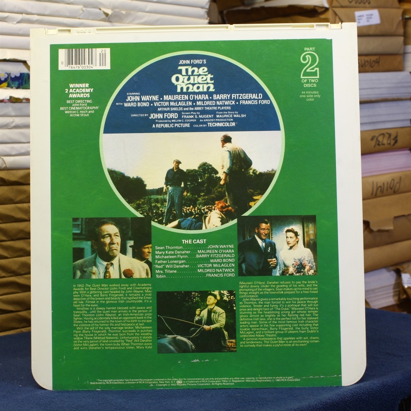 The quiet man - John Wayne Maureen OHara - part 2 #87941 - CED
