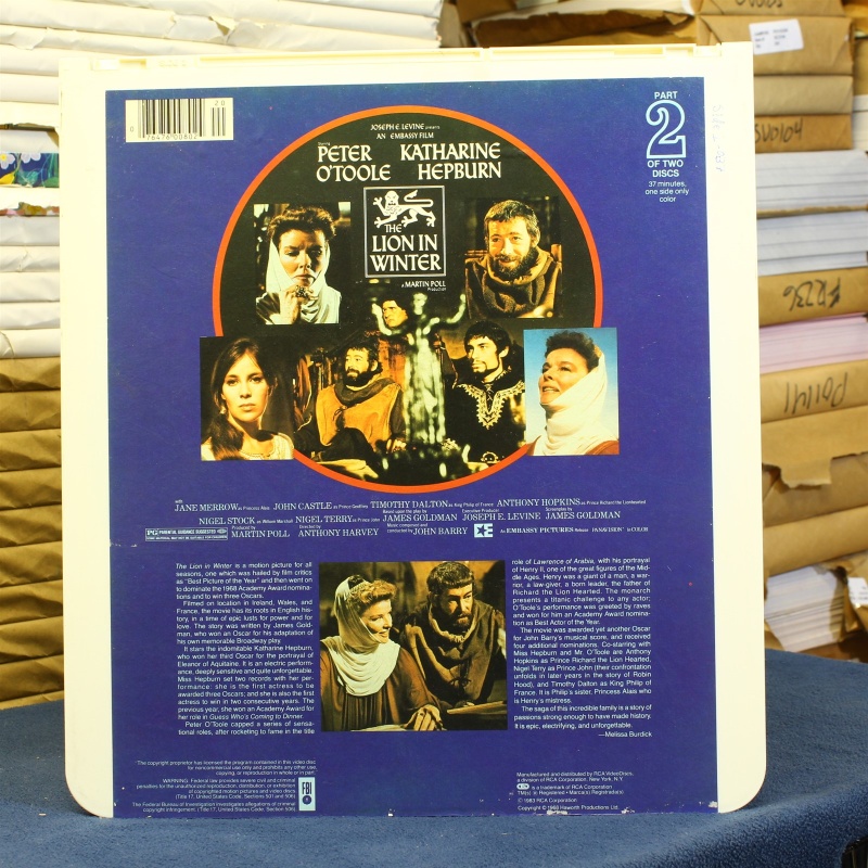 The lion in Winter - Peter OToole Katharine Hepburn - Part 2 #