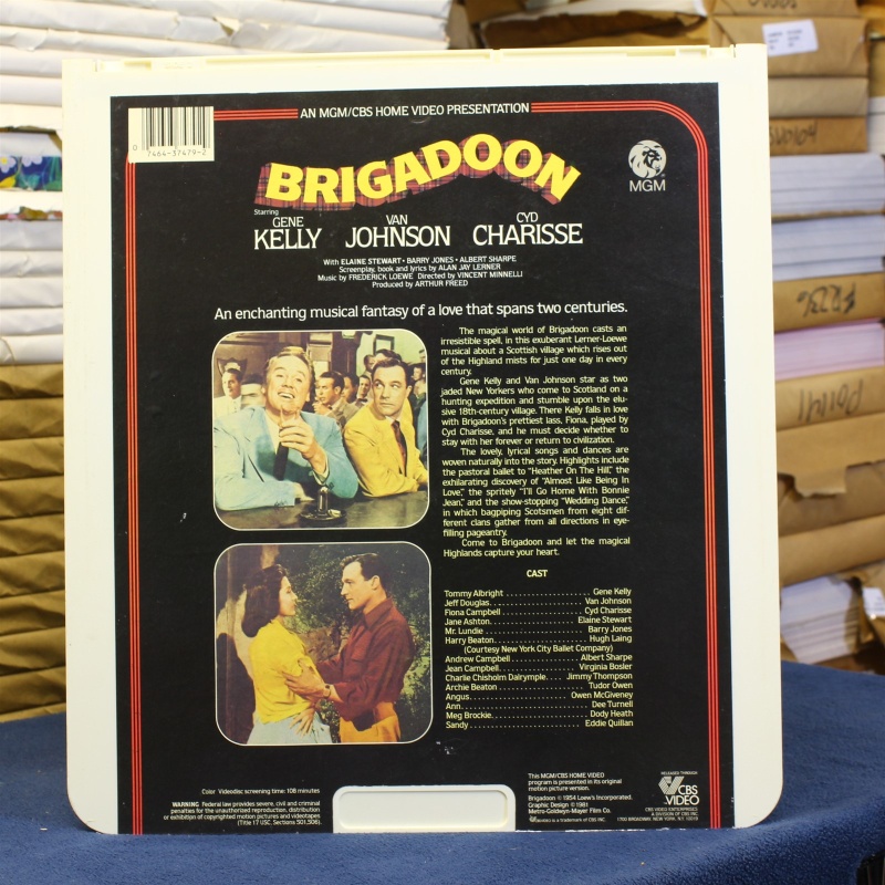 Brigadoon - Gene Kelly Cyd Charisse #87960 - CED Video Disc