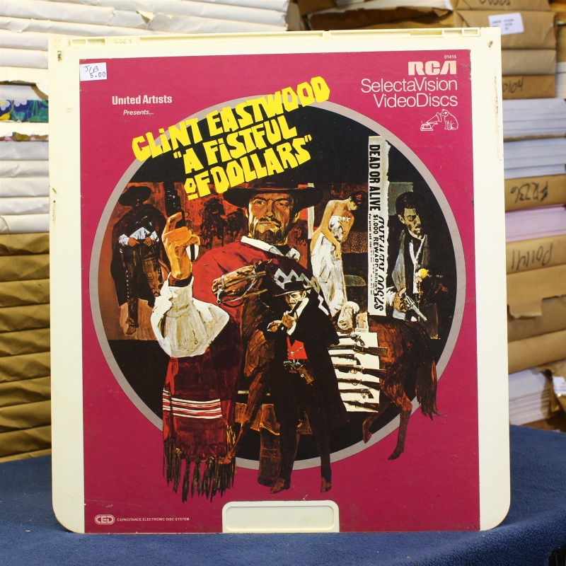Clint Eastwood a fistful of dollars #87974 - CED Video Disc