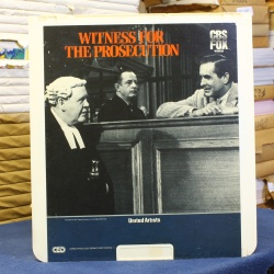 Witness for the prosecution #88016 - CED Video Disc