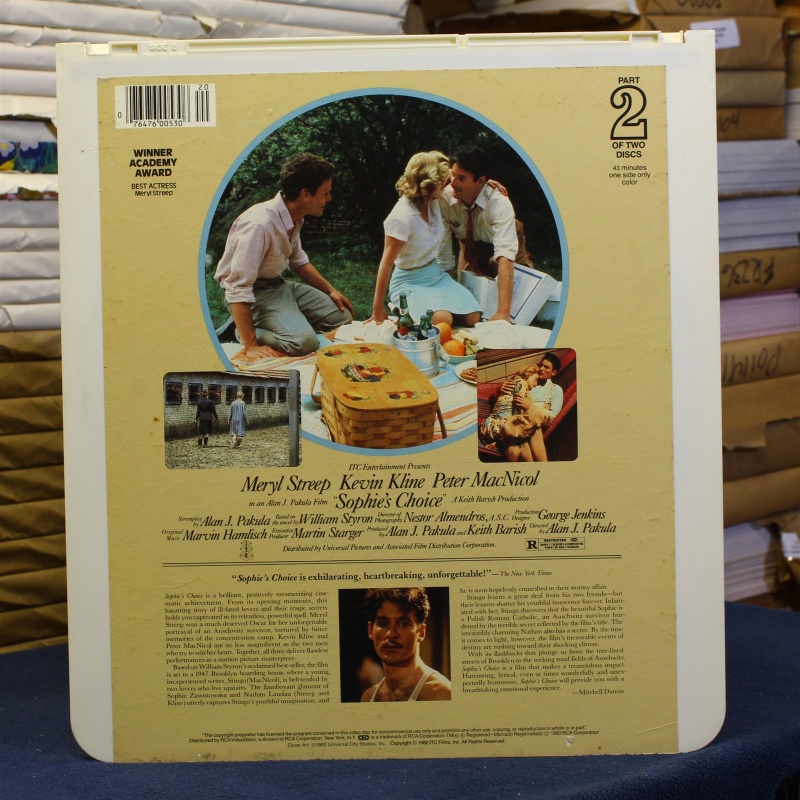Sophies choice part 2 #88023 - CED Video Disc