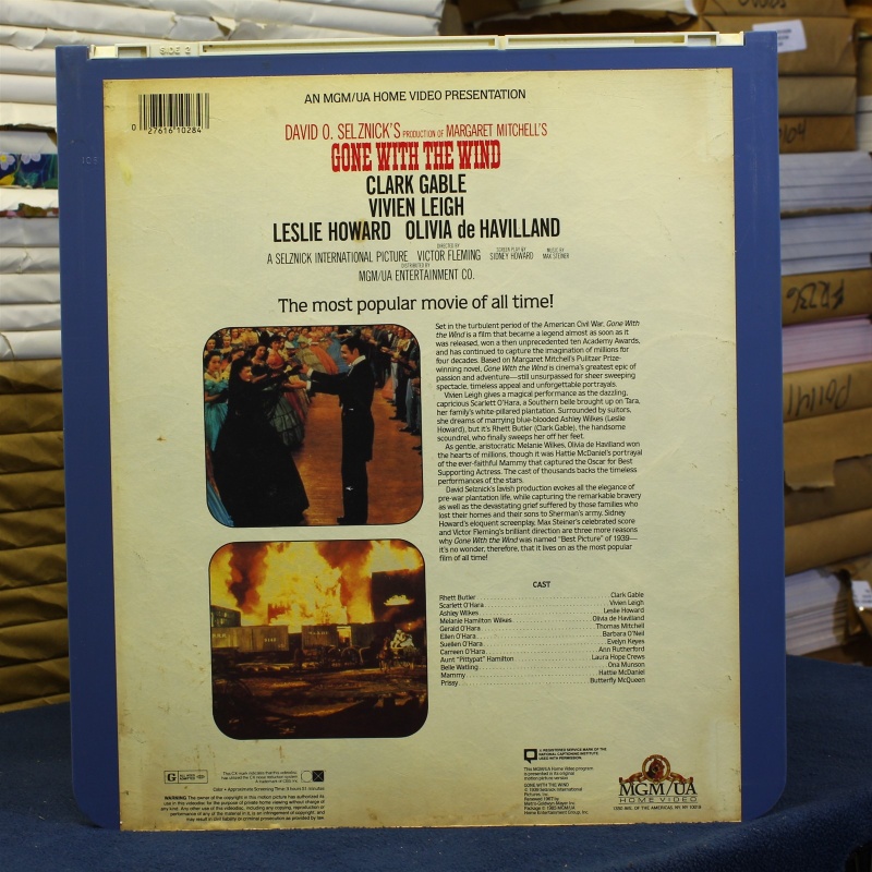 Gone with the wind part 2 #88024 - CED Video Disc