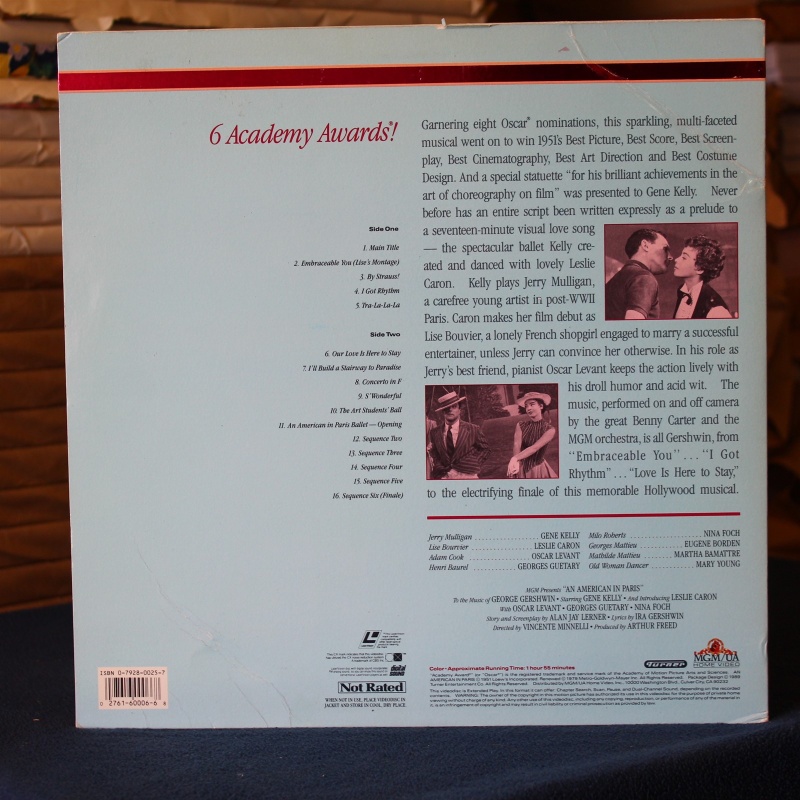 An American in Paris #88045 - LaserDisc