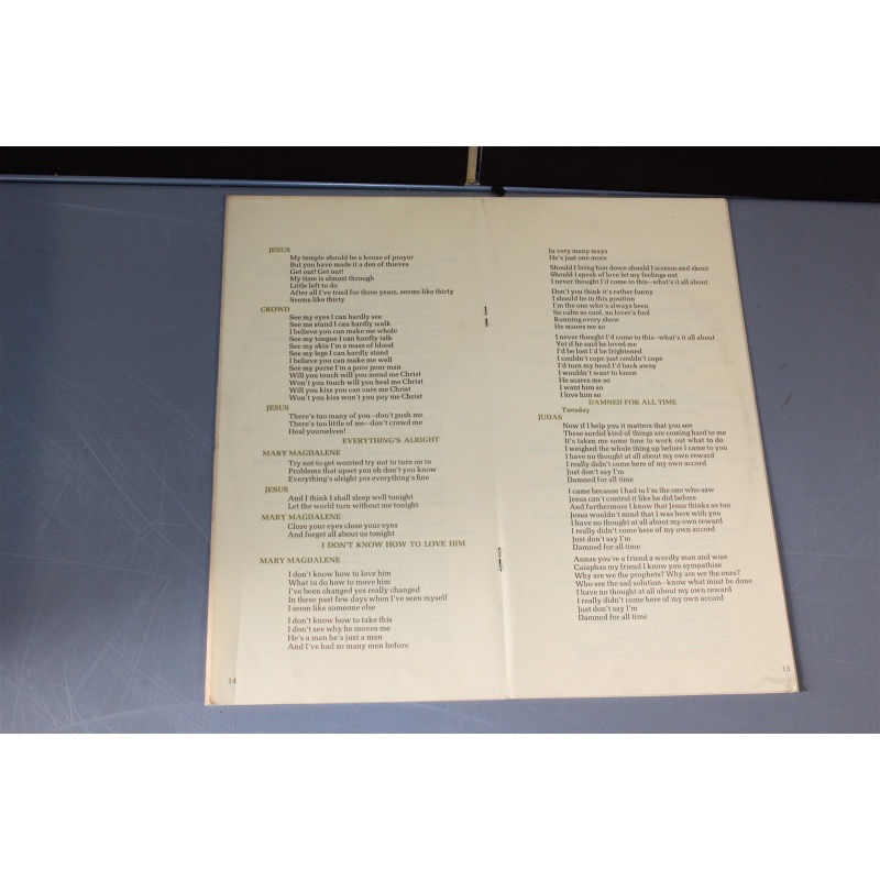 Andrew Lloyd Webber And Tim Rice Jesus Christ Superstar - A Rock Opera DXA 7206