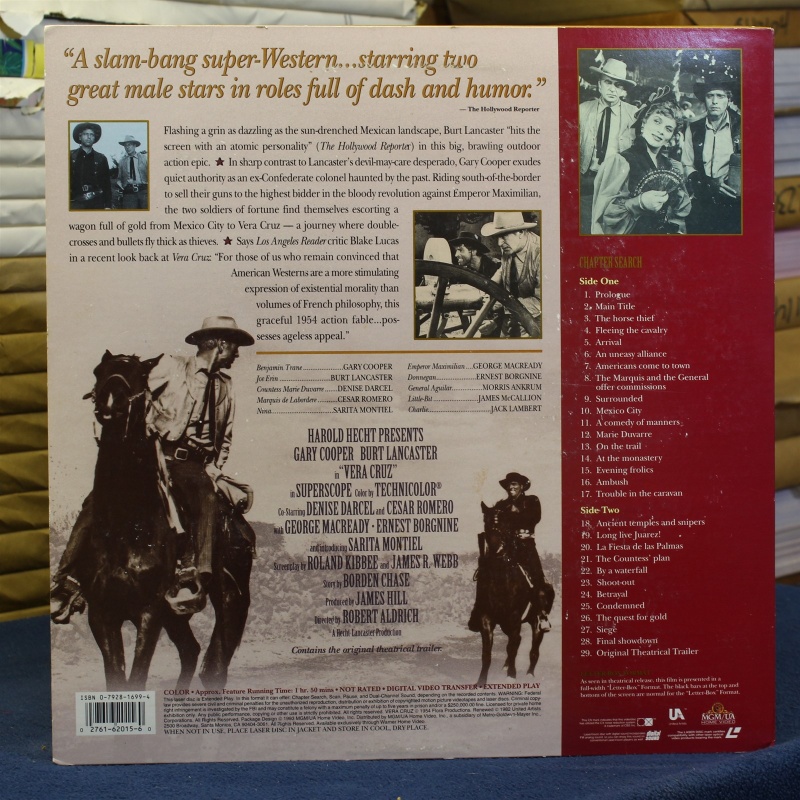 Vera Cruz #88068 - LaserDisc