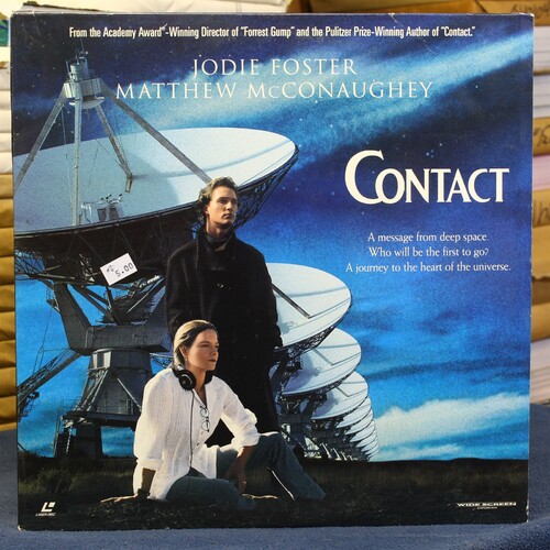 Contact Jodie Foster Matthew McConaughey #88078 - LaserDisc