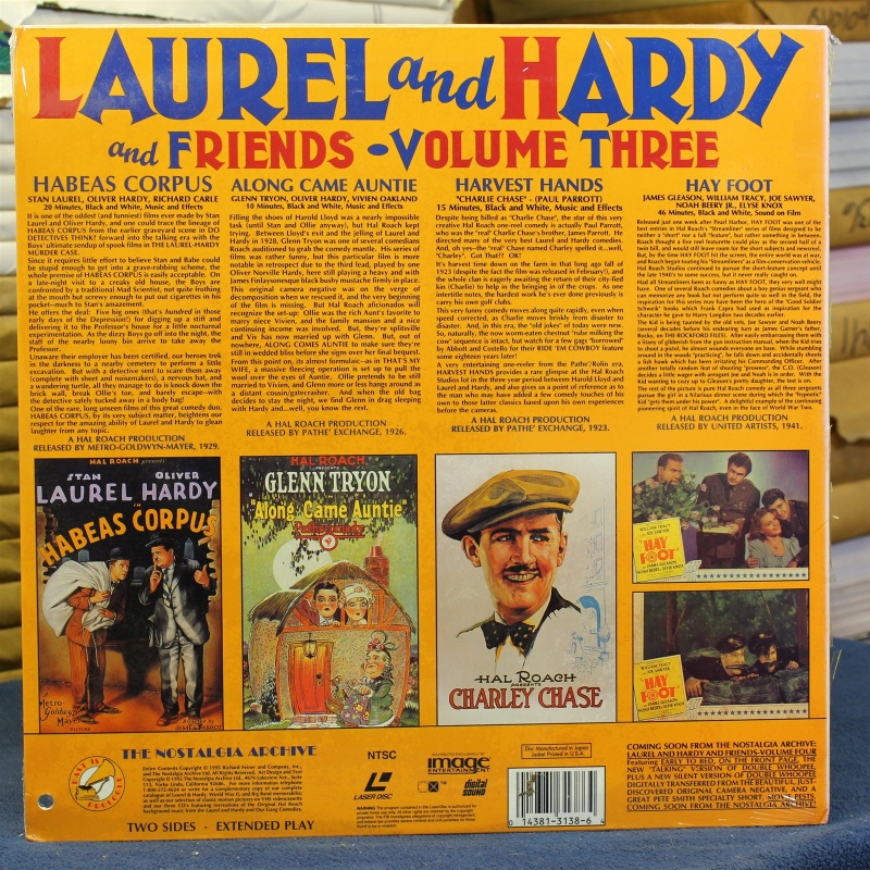 Laurel and Hardy and friends volume 3 factory sealed #88120 - L