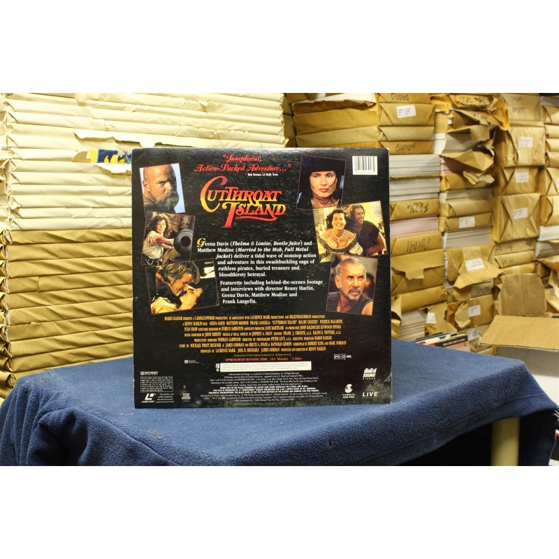 Cutthroat Island gatefold #88137 - LaserDisc