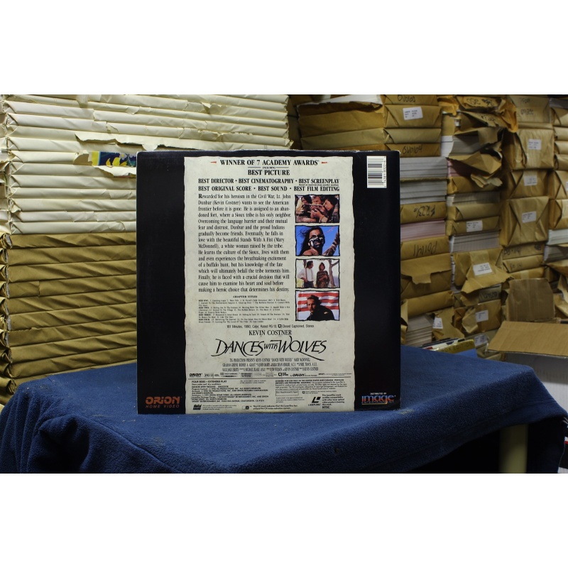 Kevin Costner dances with wolves gatefold #88138 - LaserDisc