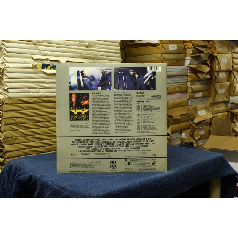 Bruce Willis die hard 2 die harder gatefold #88142 - LaserDisc