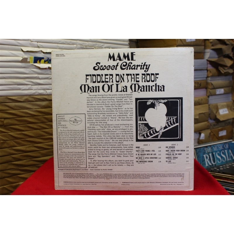 The Parris Mitchell Voices Sing The Hit Songs PC-3056 Vinyl Vinyl 60-012