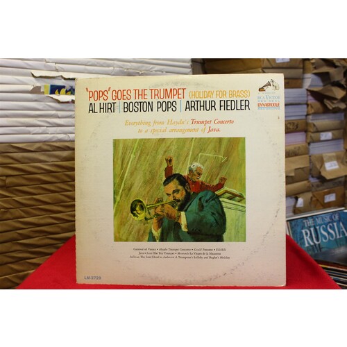 Al Hirt; The Boston Pops Orchestra; Arthur Fiedler Pops Goes The Trumpet (Holi