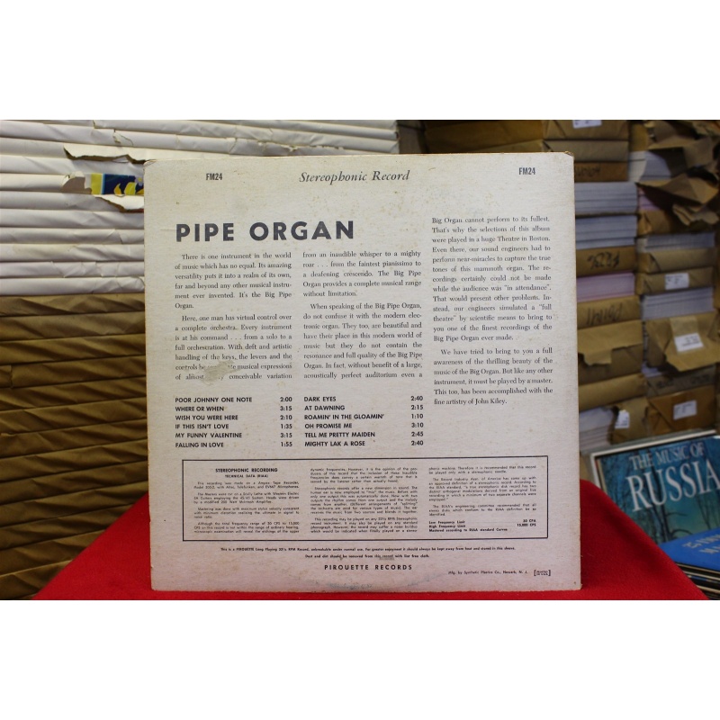 John Kiley The Majesty Of The Big Pipe Organ Vol. I FM 24 Vinyl Vinyl 60-025