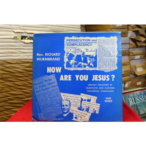 Richard Wurmbrand How Are You Jesus? TAD 2963 Vinyl Vinyl 60-034
