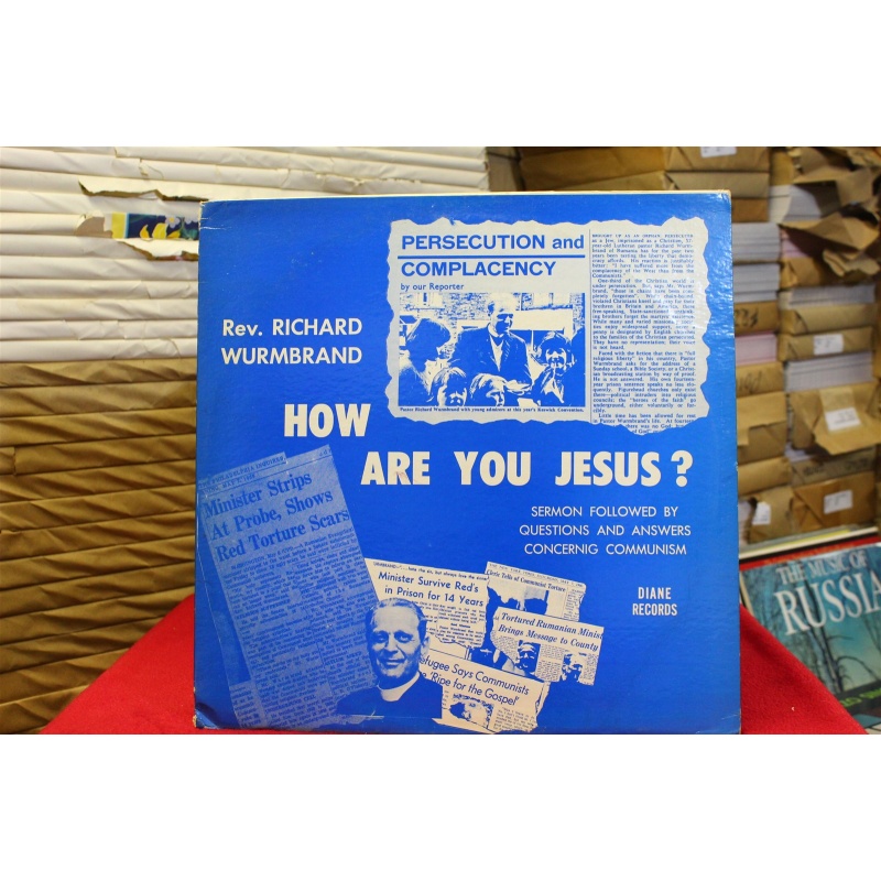 Richard Wurmbrand How Are You Jesus? TAD 2963 Vinyl Vinyl 60-034
