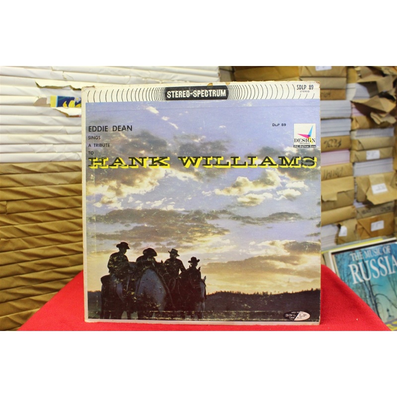 Eddie Dean Eddie Dean Sings A Tribute To Hank Williams SDLP 89 Vinyl Vinyl 60-04