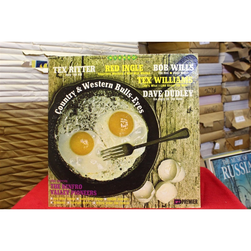 Bob Wills; Red Ingle; Tex Williams; Tex Ritter; Dave Dudley; The Renfro Valley P