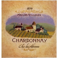 Lot of 2 (12 x 12) Art Print LM2011 LOUISE MAX - 1898 Chardonnay Clos Des Adriennee