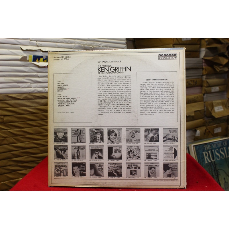 Ken Griffin Sentimental Serenade HS 11184 Vinyl Vinyl 60-058
