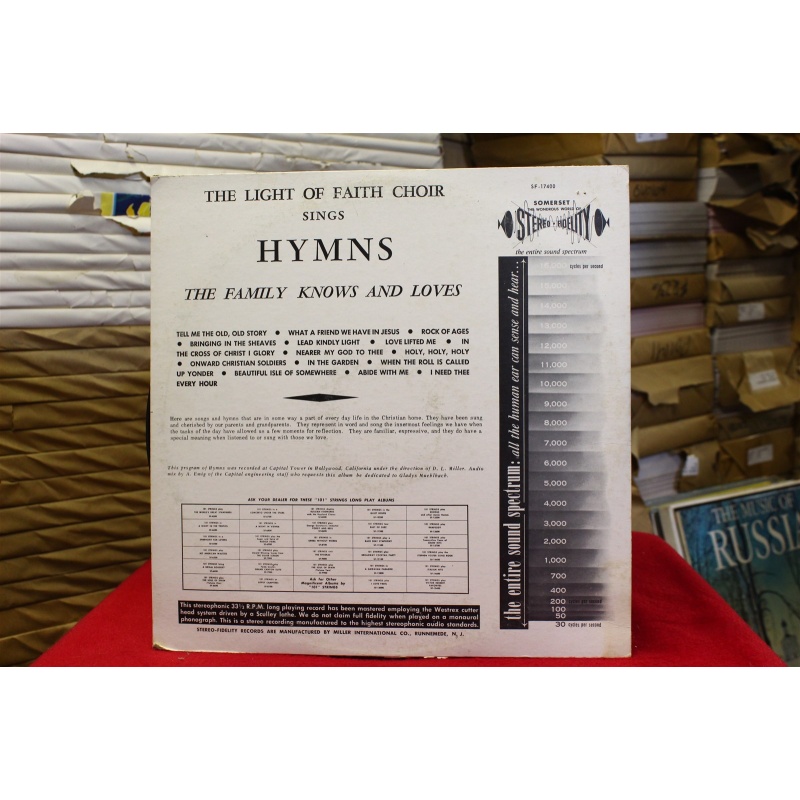 The Light Of Faith Choir Favorite Hymns The Family Loves SF-17400 Vinyl Vinyl 60
